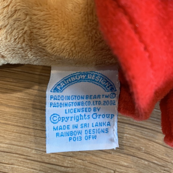 Small Paddington Bear Plush - Picture 4 of 7